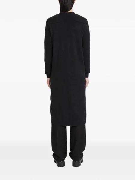 Lung hanorac Jil Sander de lână albastru
