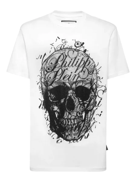 Tricou Philipp Plein alb