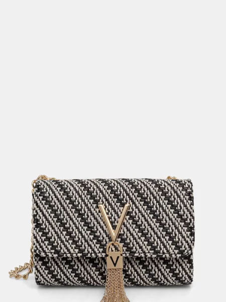 VALENTINO Pisemska torbica / bela črna