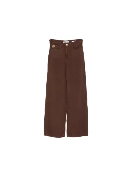 Szerokie jeansy Lois brązowe