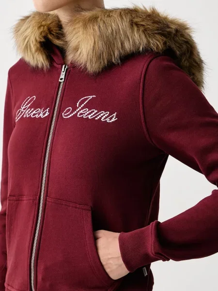 Свитер Guess Jeans с капюшоном