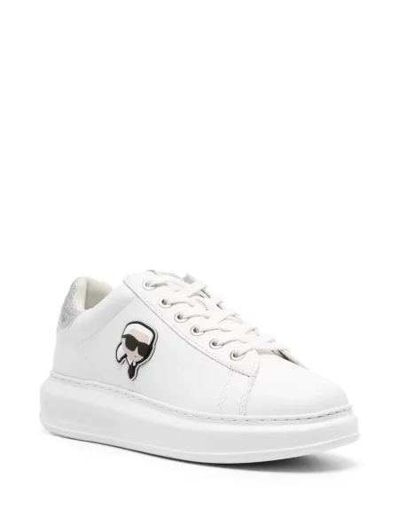 Sneakersy Karl Lagerfeld skórzane białe
