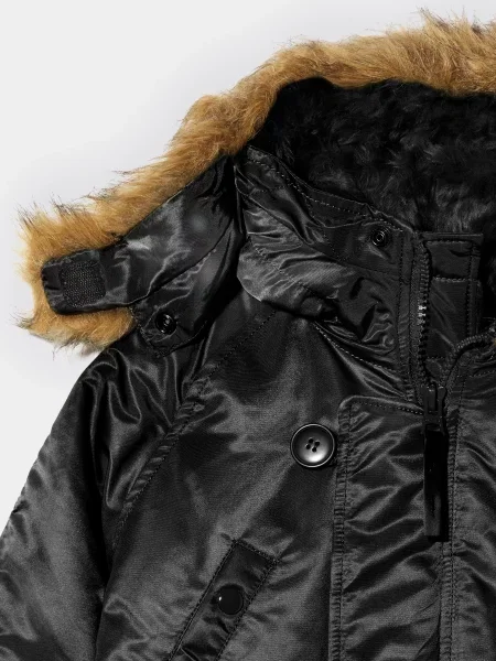 Детская парка Alpha Industries черная