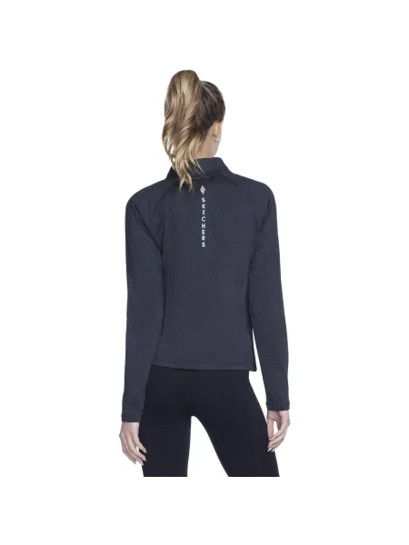 Hanorac cu glugă Skechers negru