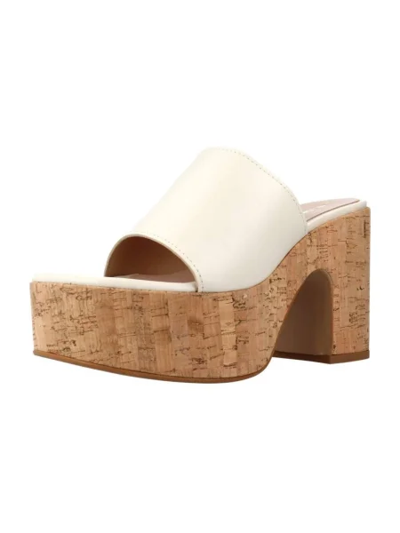 Pantofi Yellow alb