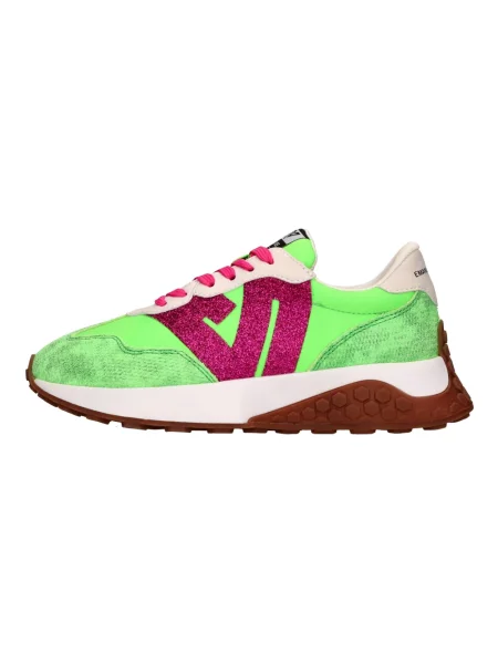 Sneakersy Emanuélle Vee zamszowe zielone