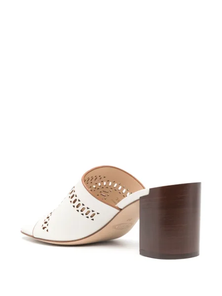Кожени сандали Tod's бяло