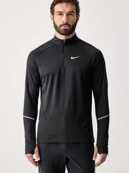 Nike športová mikina pánska Miler Dri-FIT čierna