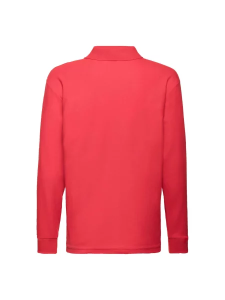 Tricou polo copii Fruit Of The Loom roșu