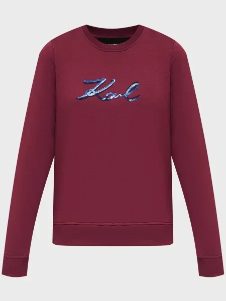 Світшот Karl Lagerfeld бордовий