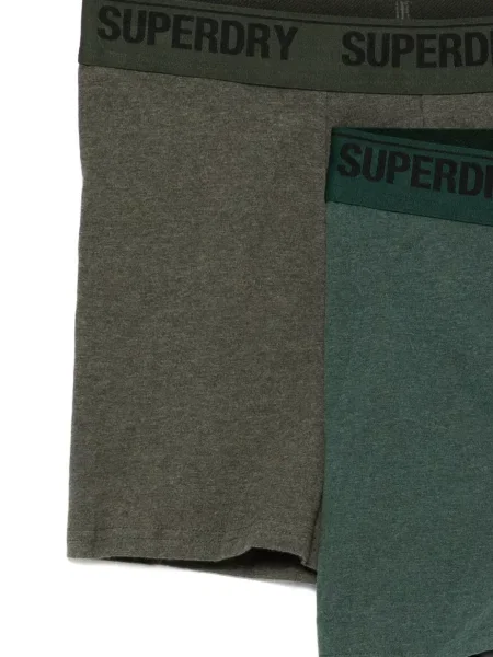 Boxeri Superdry cu autograf verde
