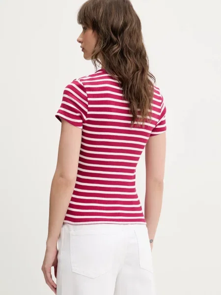 Tommy Jeans tričko růžové