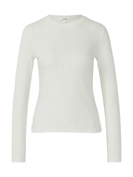 S.Oliver Tričko vlny bílé