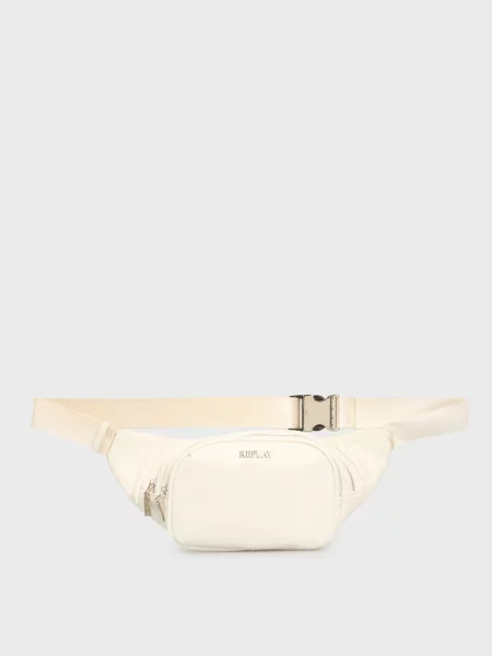 Поясна сумка Replay біла
