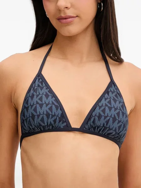 Reversibil costum de baie Michael Michael Kors cu autograf evazat negru
