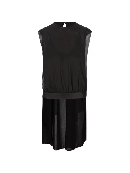 Top Fendi de mătase negru