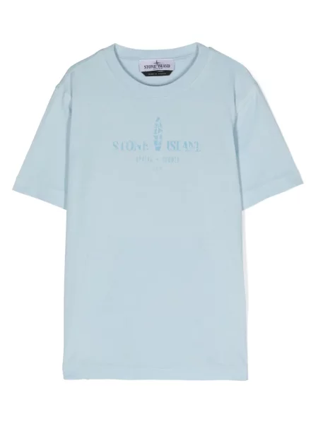 Koszulka dziecięca Stone Island niebieska