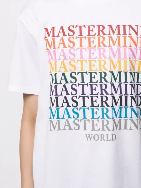 Tricou Mastermind World cu imagine alb