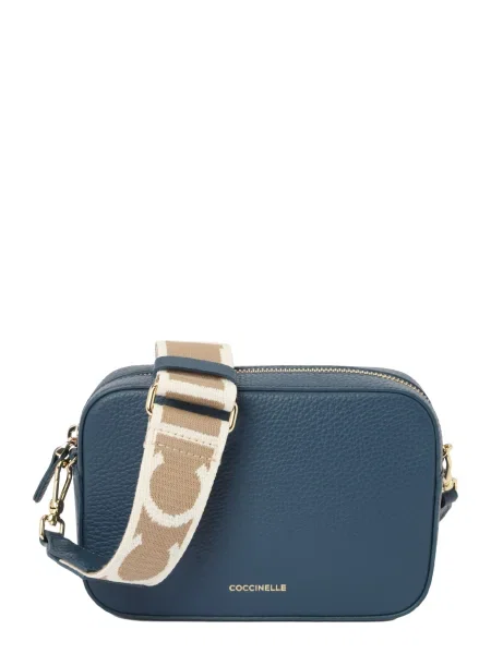 Coccinelle Torba za čez ramo Tebe / kraljevo modra bež