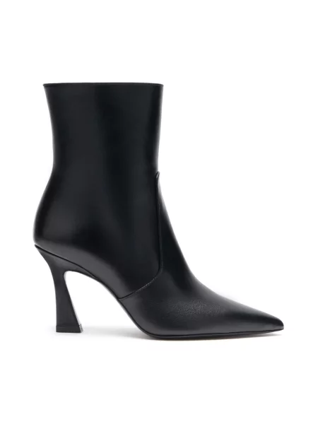 Botki Stuart Weitzman skórzane czarne