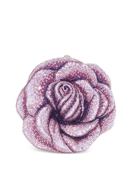Geantă plic Judith Leiber violet