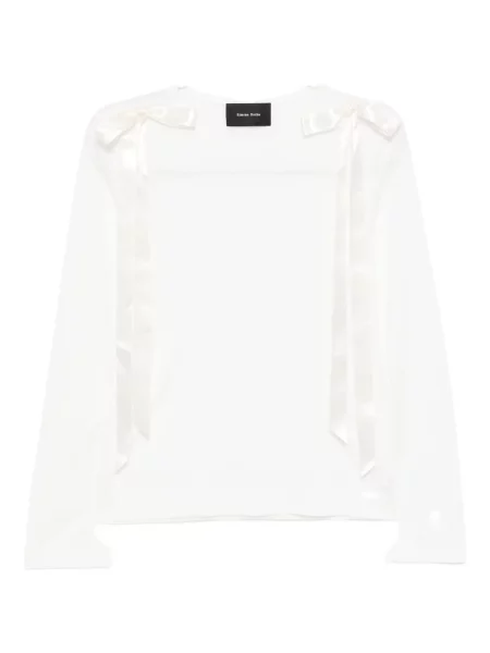 Μπλούζα Simone Rocha lyocell λευκό