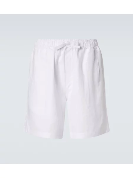Pantaloni scurți Saman Amel de in alb