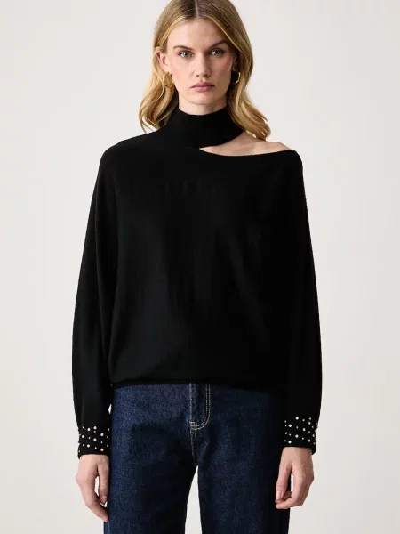 Marciano by Guess sweter z dodatkiem wełny ROMINA czarny
