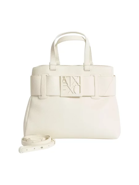 Armani Exchange Torebki Kobieta Beżowy ONE SIZE Torebka Tote biała