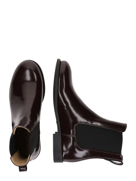 BOSS BLACK De piele ghete chelsea Lycia negru
