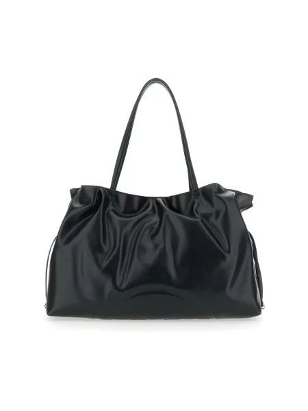 Shopperka Tory Burch ze sznurkiem czarna