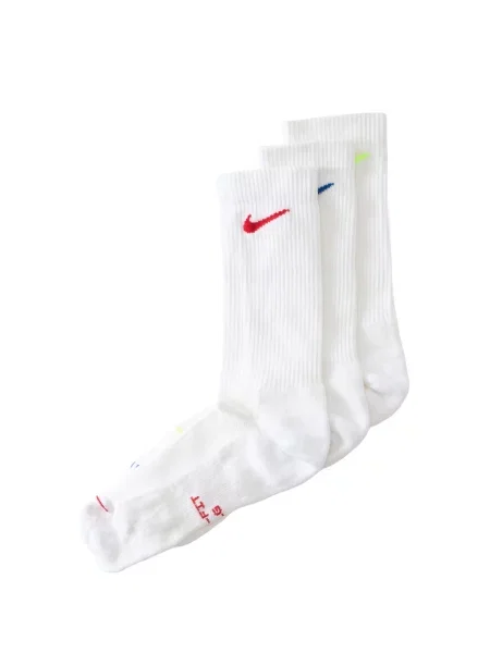 NIKE Șosete sport ED ELVD albastru regal / galben lămâie / roșu alb