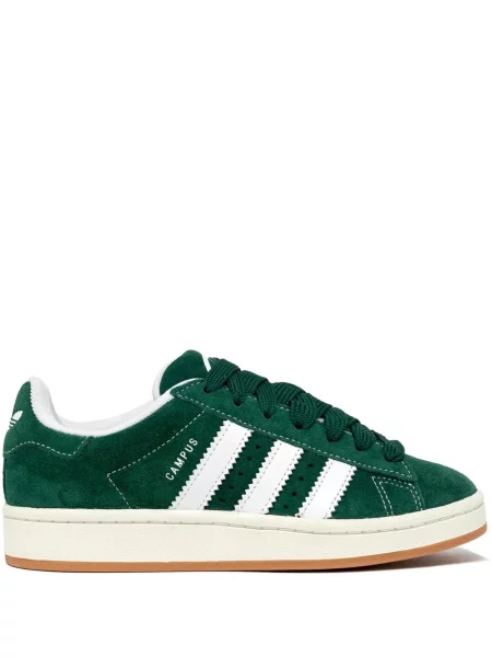 Sneakerși Adidas Campus din piele de căprioară verde