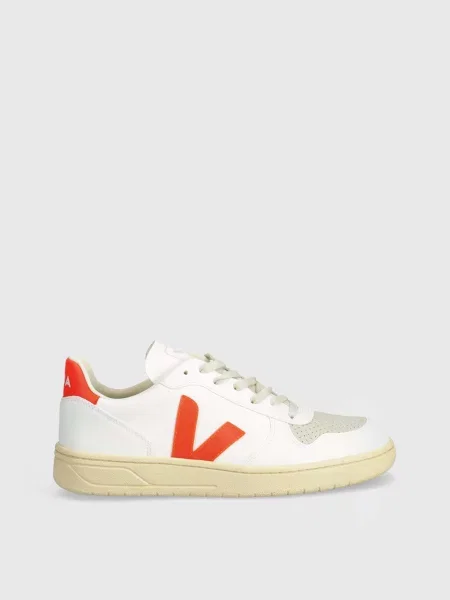 Кеди низькі Veja текстиль помаранчевий