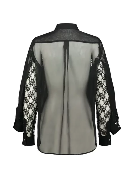 Koszula Comme Des Garcons koronkowa czarna