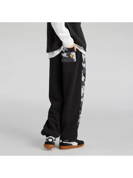 PUMA Spodnie dresowe unisex NEKOSAN x HOOPS DYLAN z grafiką Akcesoria S czarny