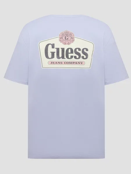 Футболка Guess Jeans голубая