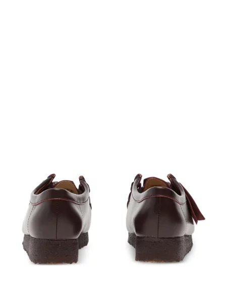 Kožené derby Clarks Originals hnědé