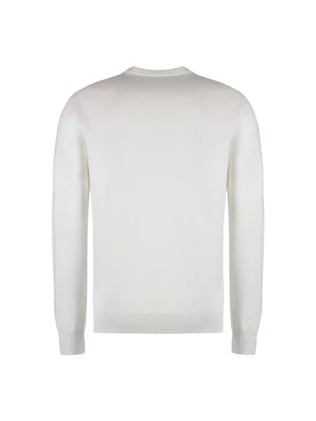 Jedwabny sweter The (alphabet) biały