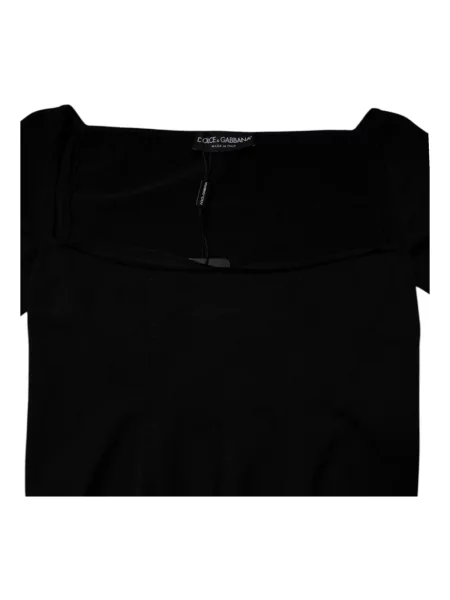 Dzianinowy top Dolce And Gabbana czarny