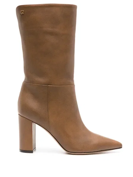 Botine Gianvito Rossi din piele maro