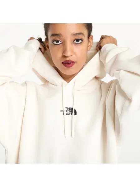 Суичър с качулка The North Face с качулка бяло