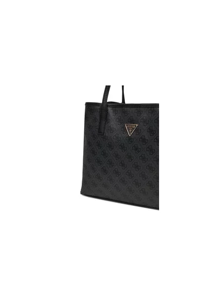Torbica Guess Victtoria Siva crna