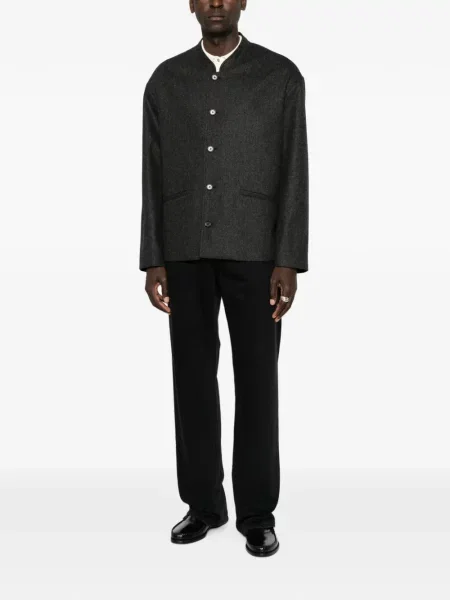 Gulerat geacă Jil Sander gri