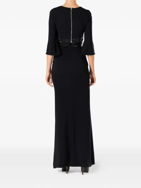 Stras rochie maxi Philipp Plein negru