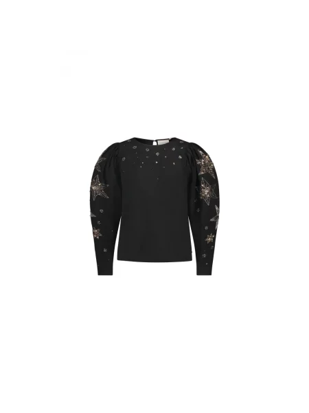 Bluzka Fabienne Chapot z koralikami czarna