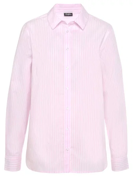 BUFFALO Bluză roz deschis alb