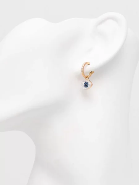 Kolczyki Swarovski niebieskie
