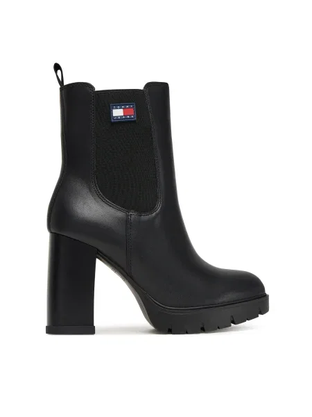 Bokacsizma Tommy Jeans Tjw fekete