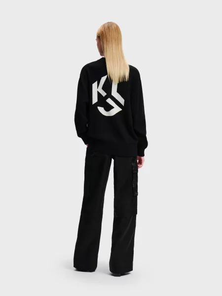 Брюки карго Karl Lagerfeld Jeans черные